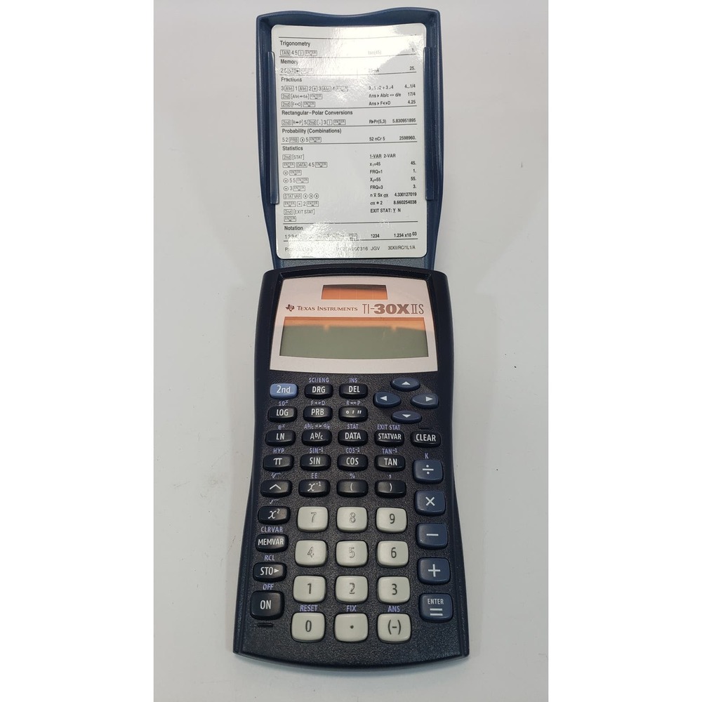 Texas Instrument TI-30X IIS Scientific Calculator TI-30XIIS Solar with Cover